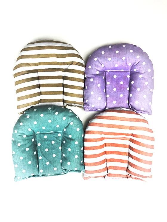 Pack of 4 Solid Head Shaping Pillow TodsNTeens