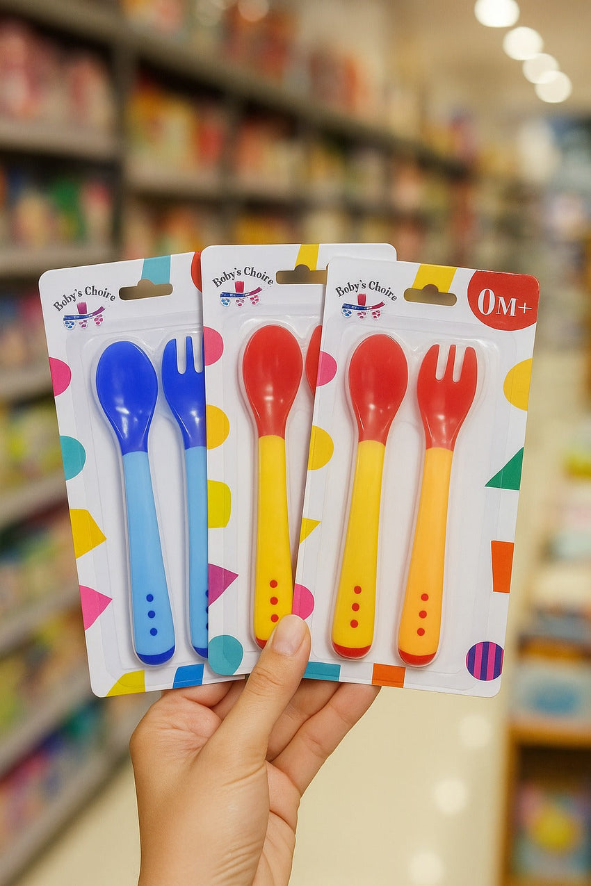 🎁 FE172-2 piece Fork + Spoon Set for babies (100% off)