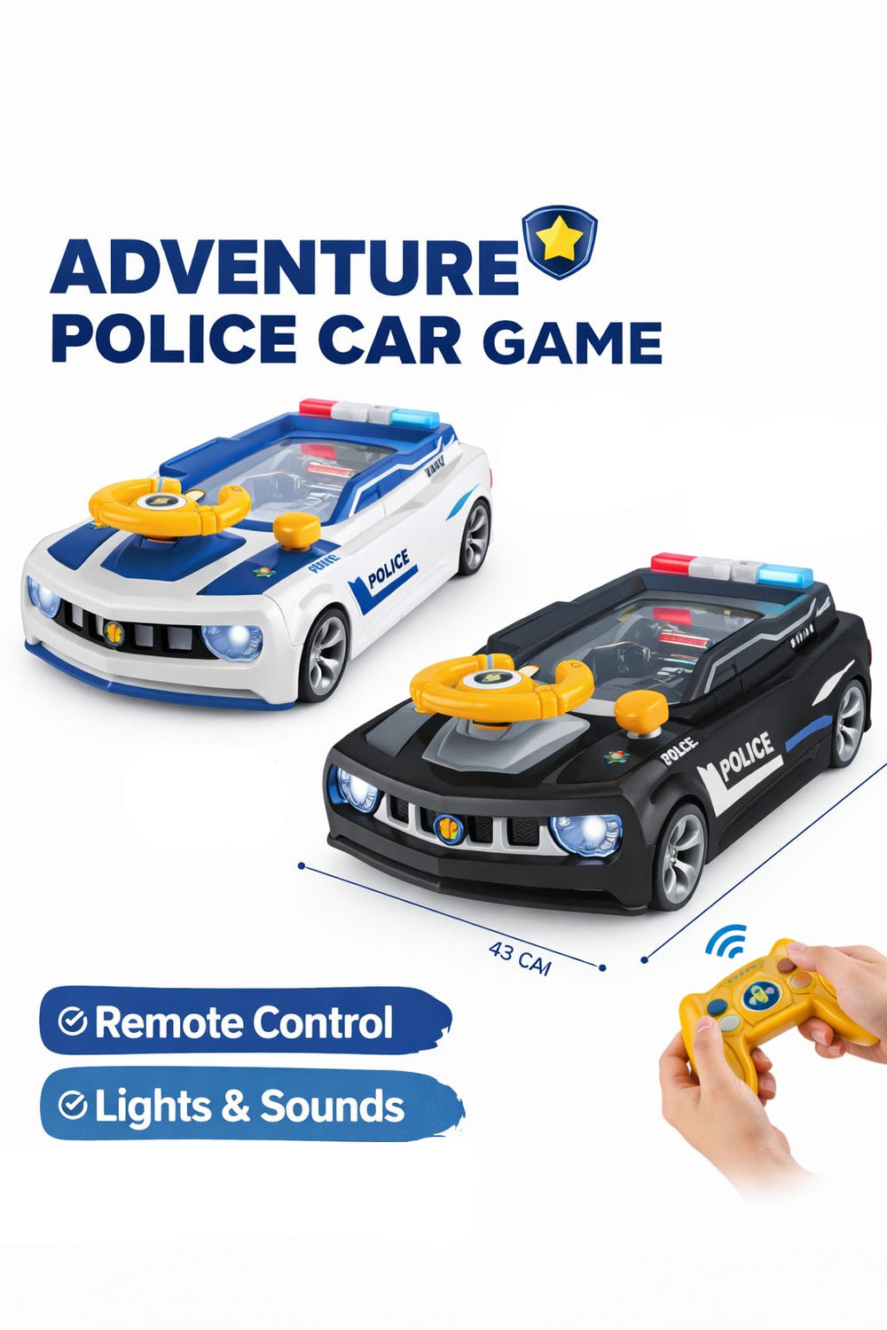Adventure Police Car Game - 6608E