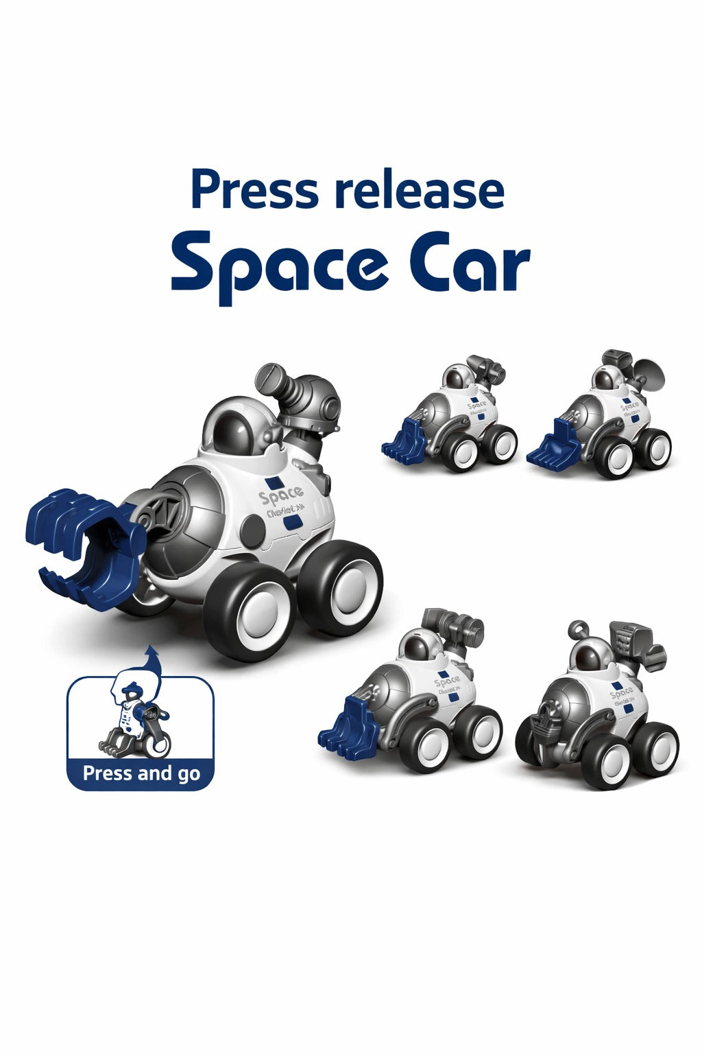 1 pc Space Chariot Car Press/Release Toy - FF-MC03-8