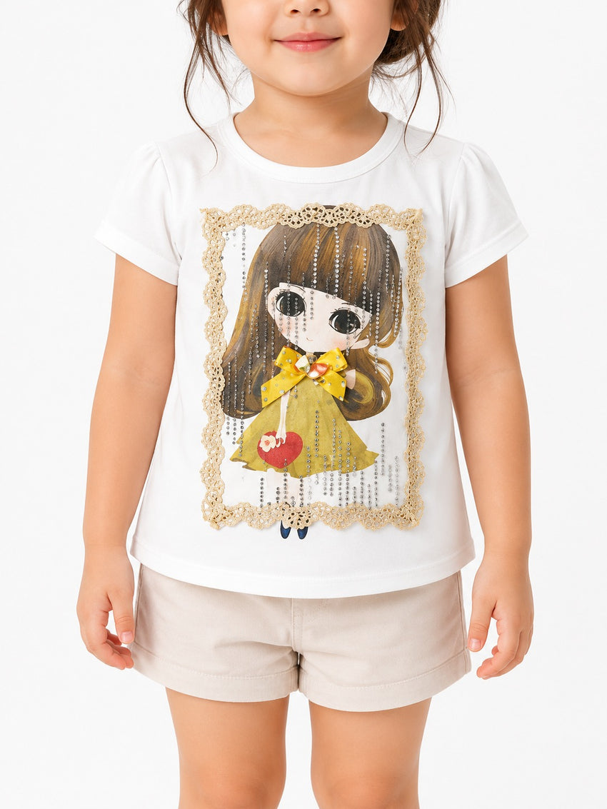 Girls T-Shirt (3-18M) - White