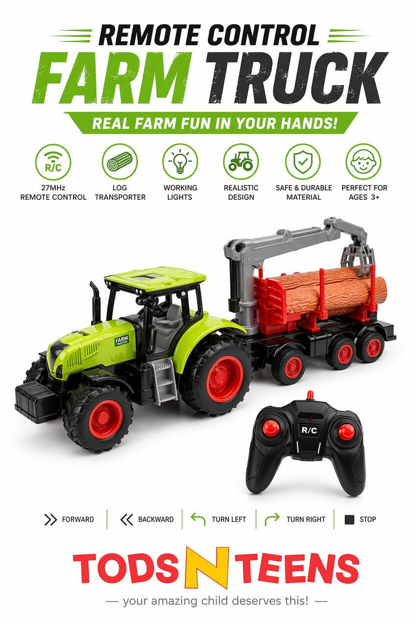 RC Farmer Truck With trailor - 666-90