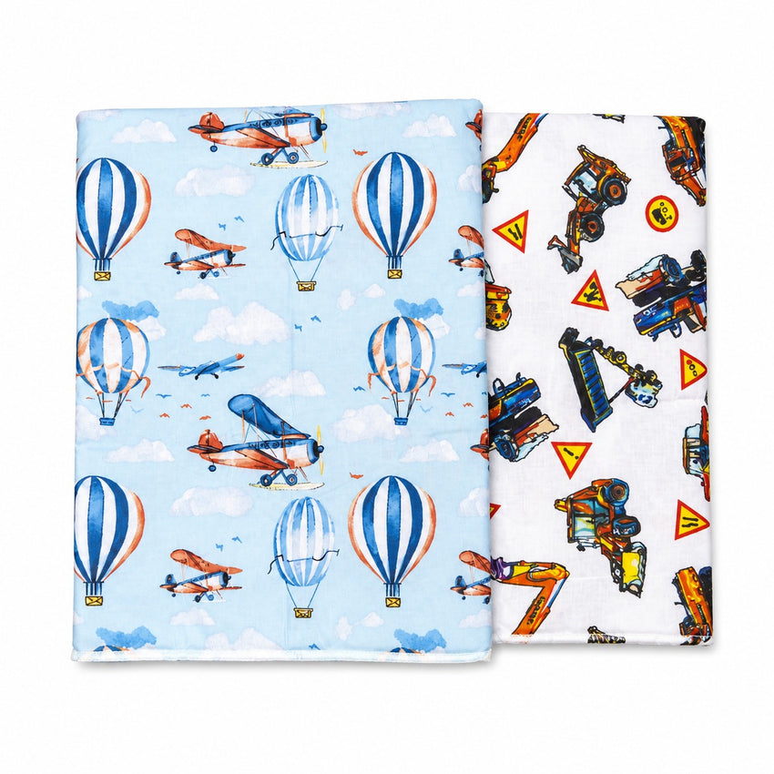 Cotton + Plastic Diaper Changing Sheet