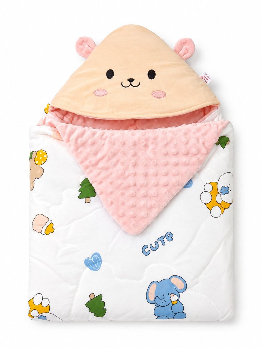 Cozy Baby Swaddle - Peach