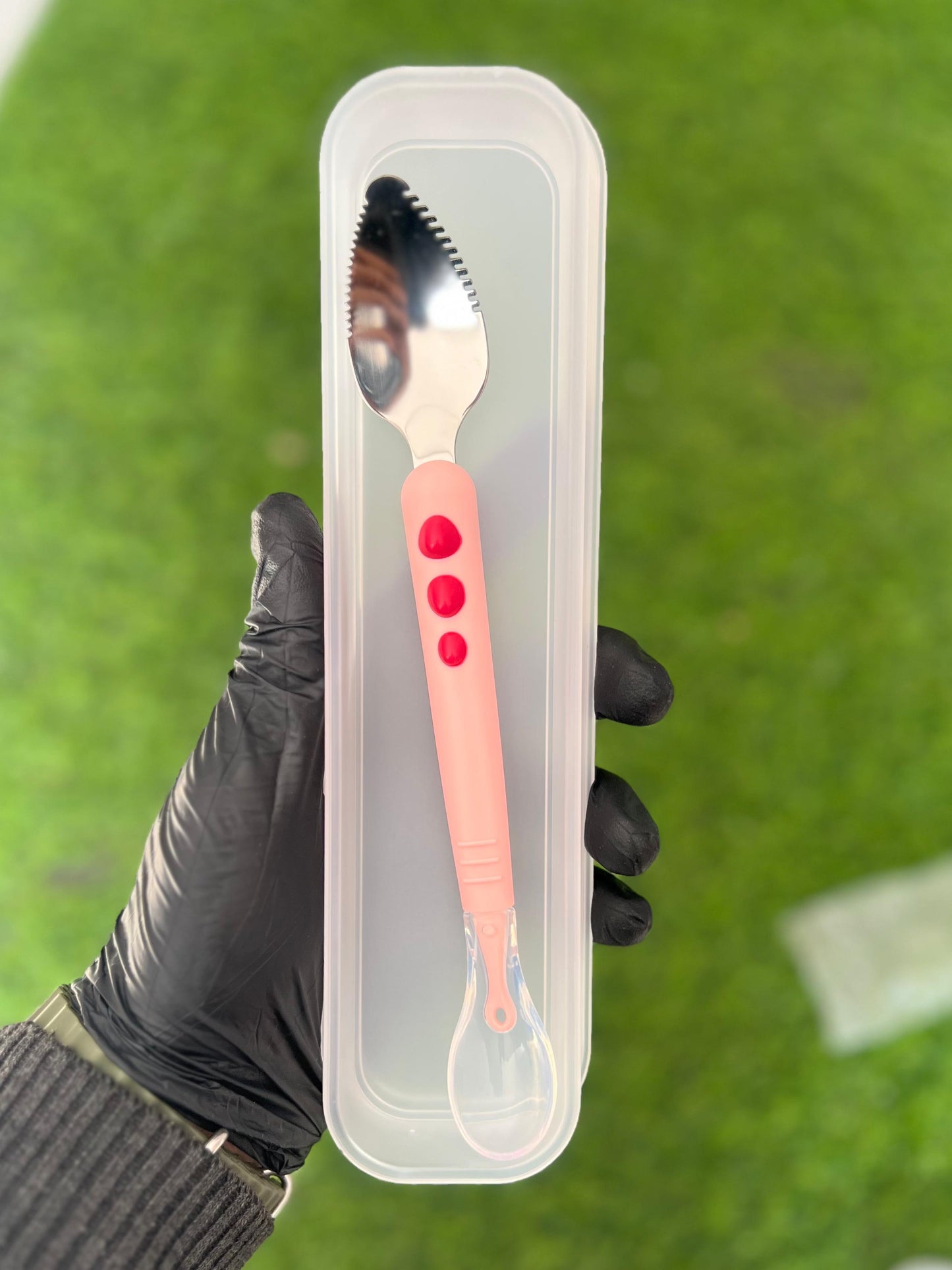 FE128-Scrapping Spoon Double Sided