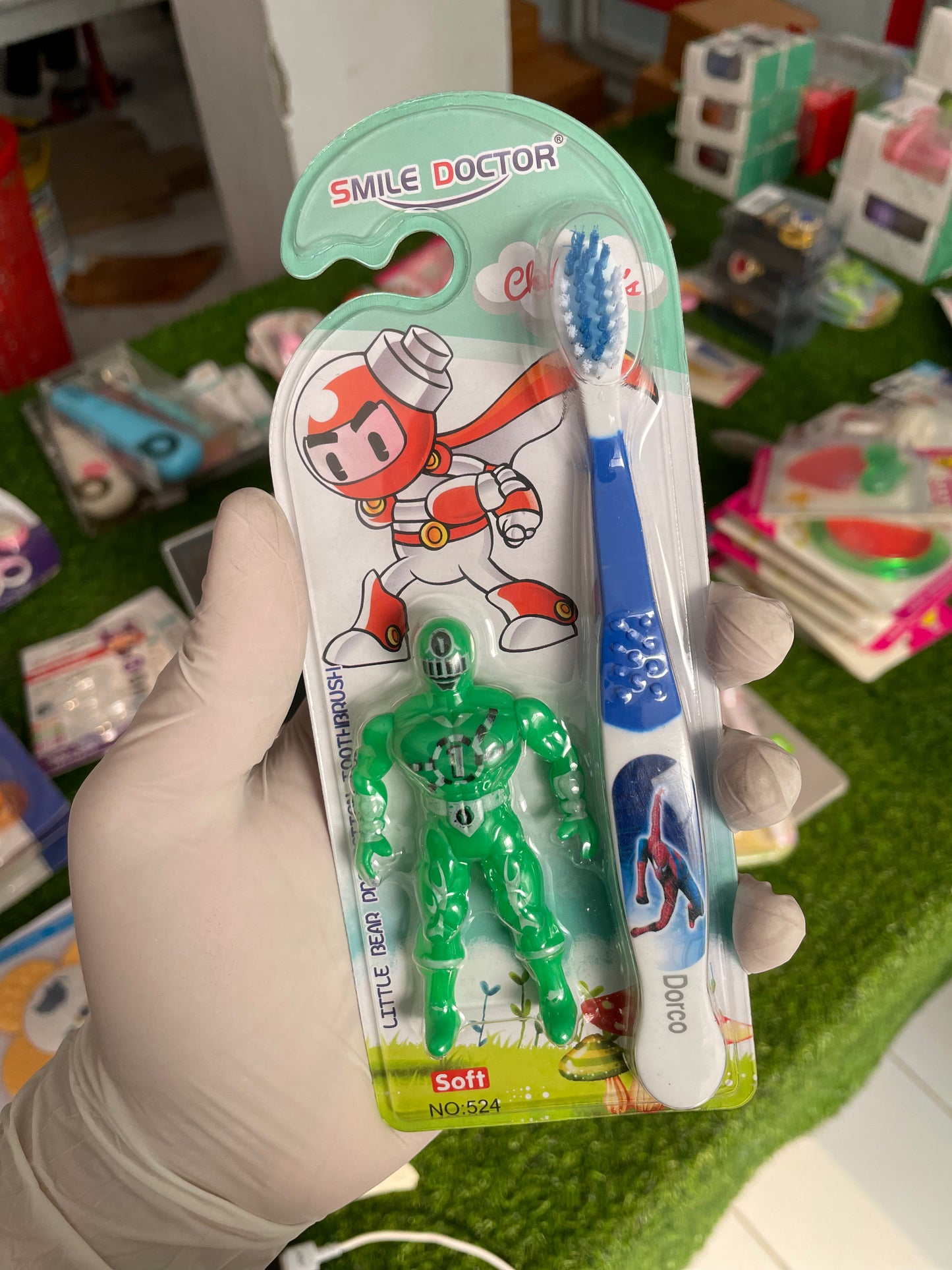 FE92-Toothbrush with Toy