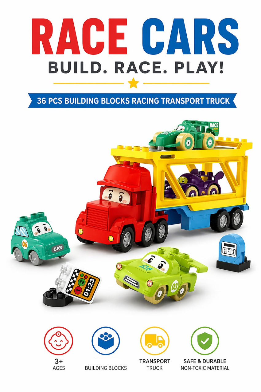 35 pcs Racing car Blocks set - 5589