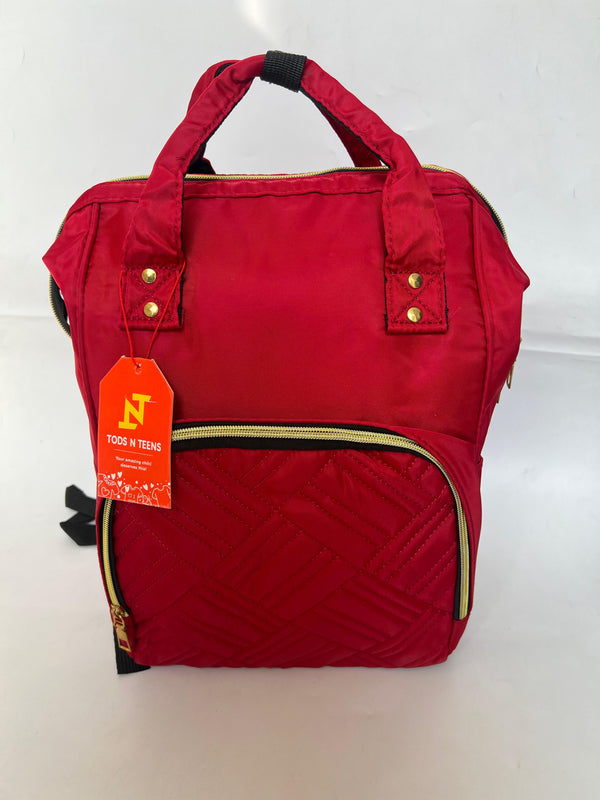 Mommy Shoulder Diaper Bag Red-DB123
