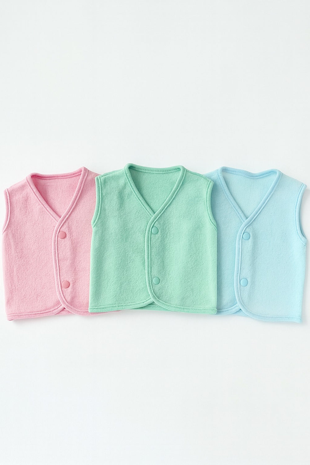 VP39-Pack of 3 Winter Vests (0-12M)