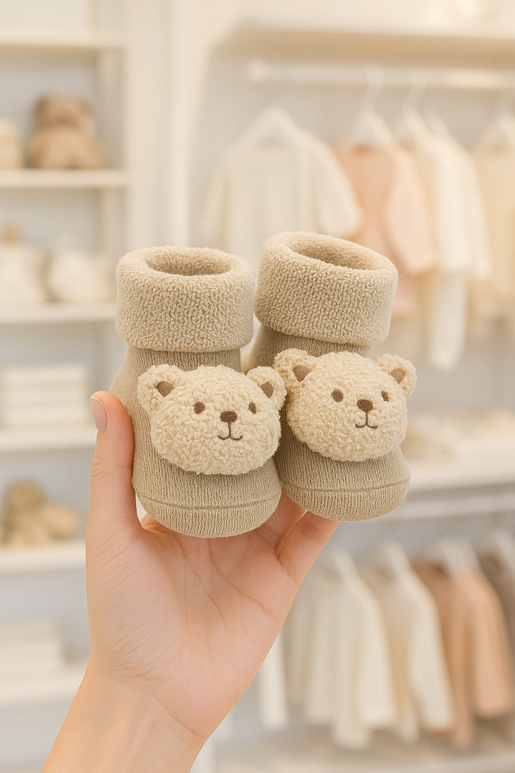 SH404-Winter Anti-Slip Winter Booties 0-18M