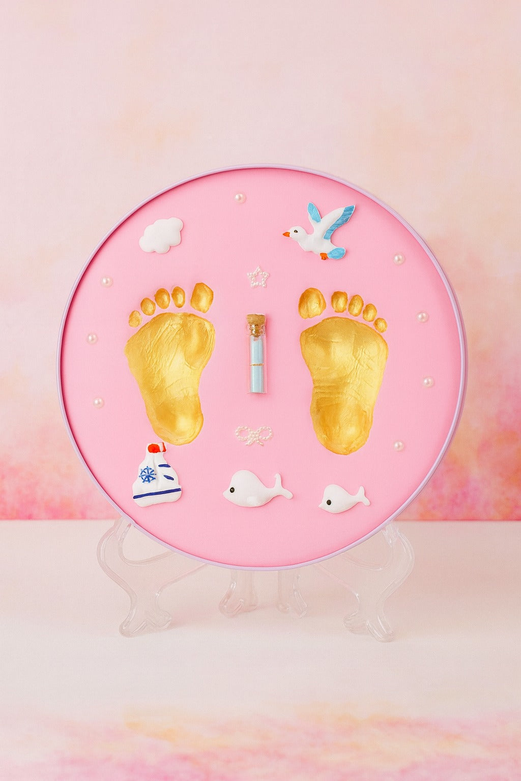 Baby DIY Handprint & Footprint Frame Kit
