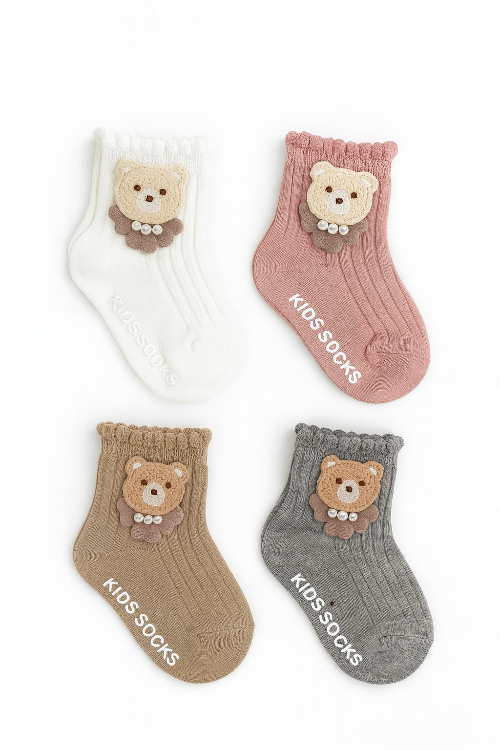 SH466-Cute Bear Baby Winter Socks