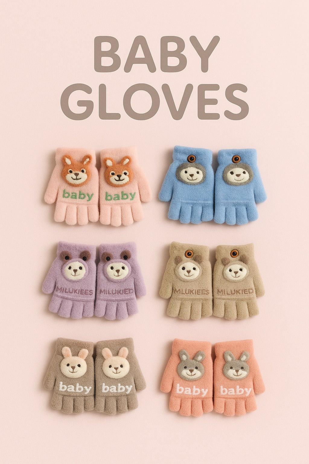 GL53-Winter Gloves 3-7Y