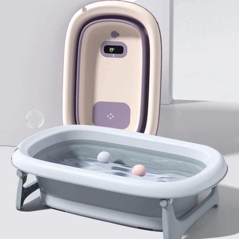 Foldable Temperature Control Baby Bather-322