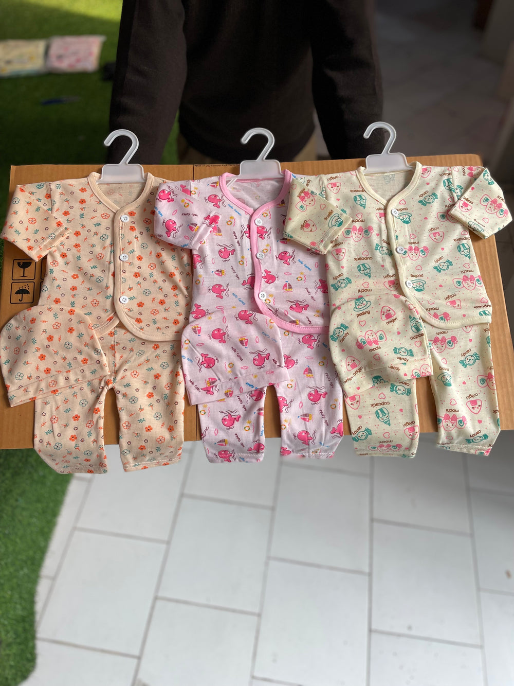 Pack of 3 Jhabla Sets (NB-3 M)