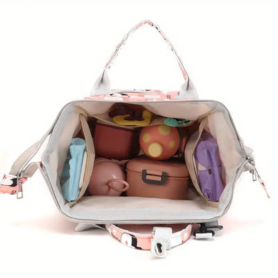 Baby Diaper Bag (Waterproof) Alphabet Purple-DB220