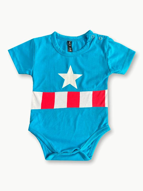 B5(sb01)-Captain America Bodysuit