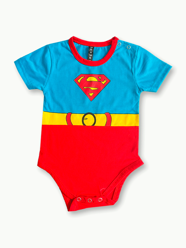 B6(SB04)- SuperMan Bodysuit
