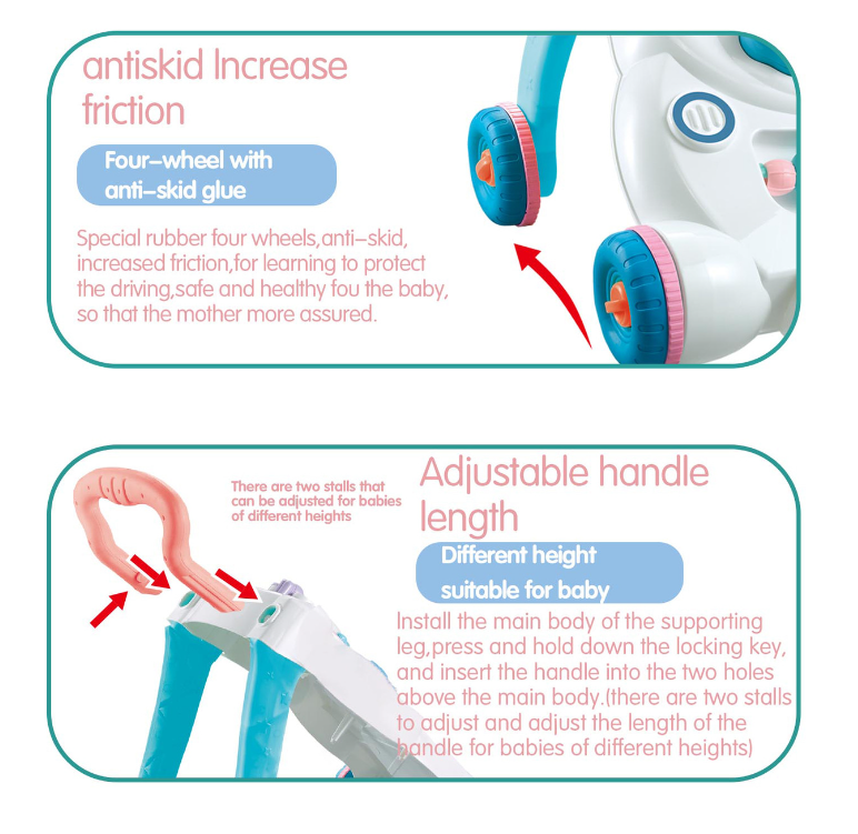 Baby Intellect Musical Walker