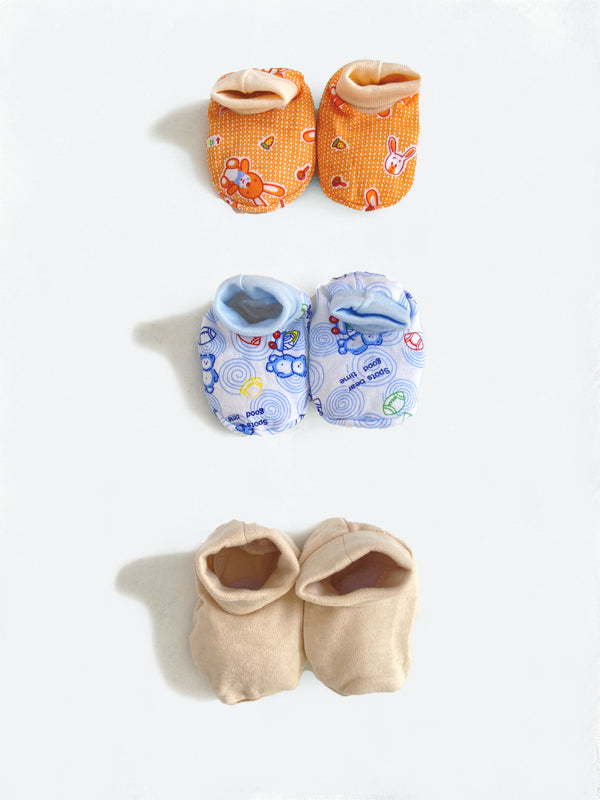 Cotton Baby Booties