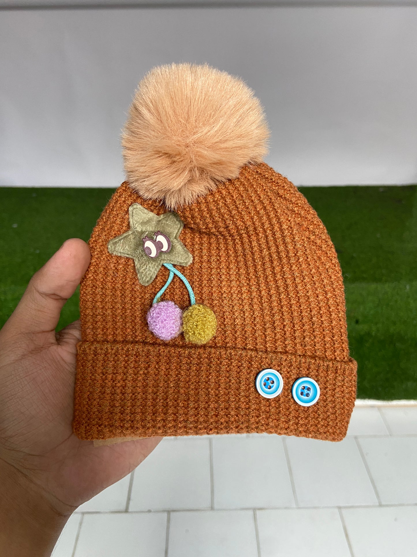 CP262-Winter baby Cap 6-24M