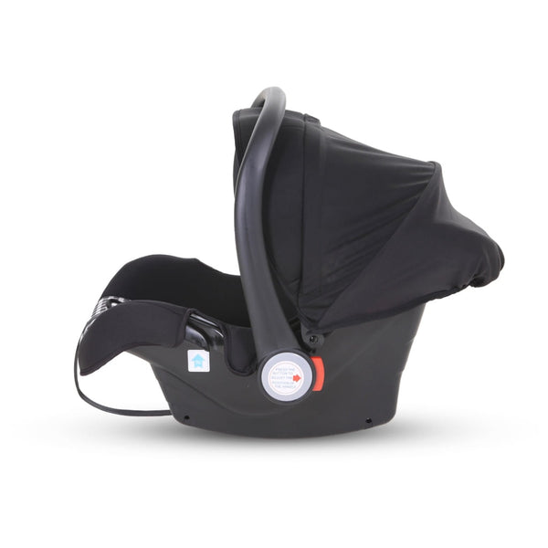 TINNIES BABY CARRY COT - BLACK CHECK