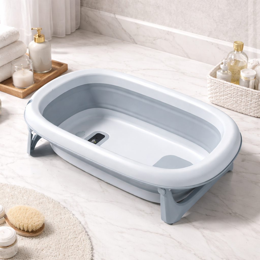 Foldable Temperature Control Baby Bather-322