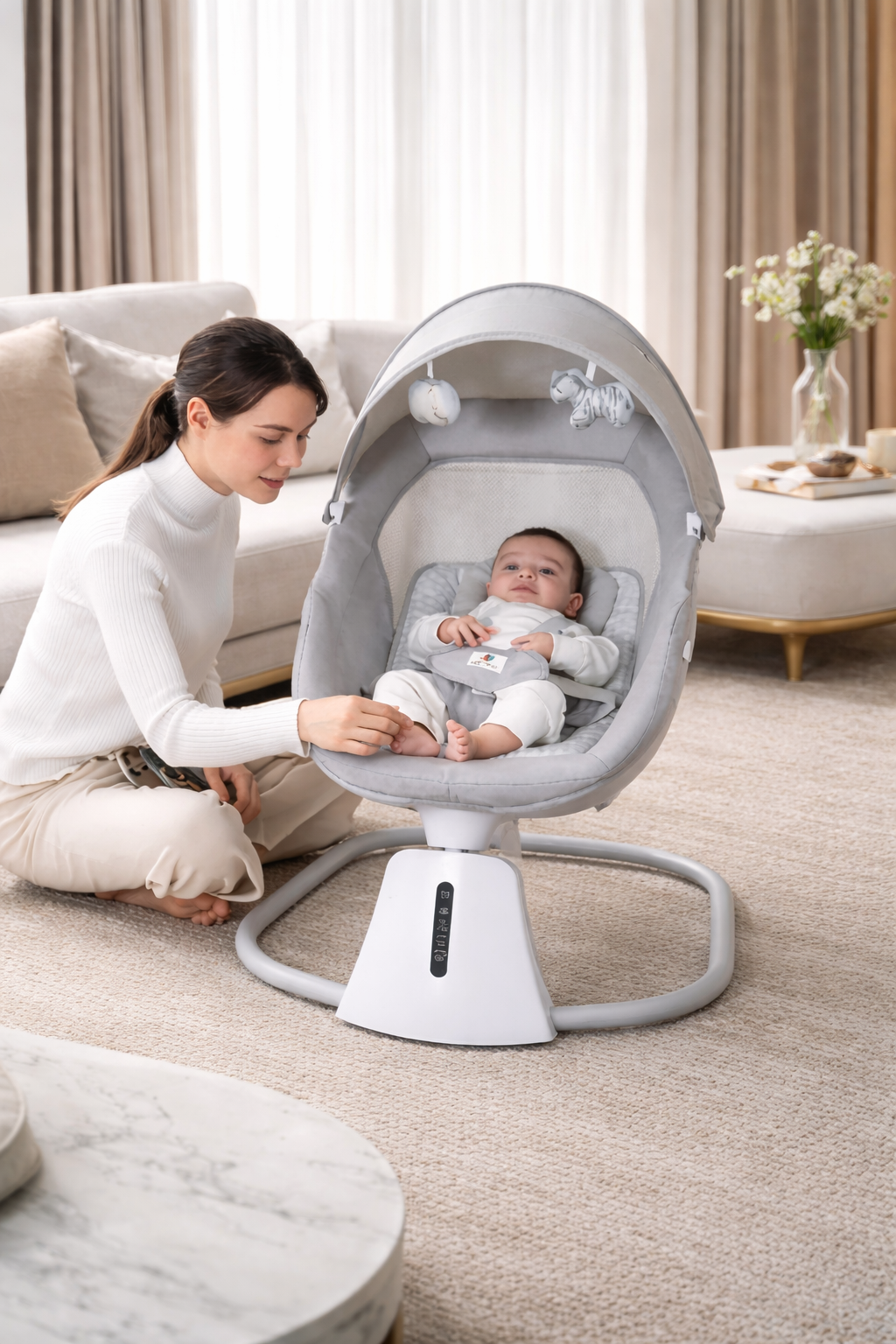 Mastela 3-in-1 Aura Deluxe Bassinet
