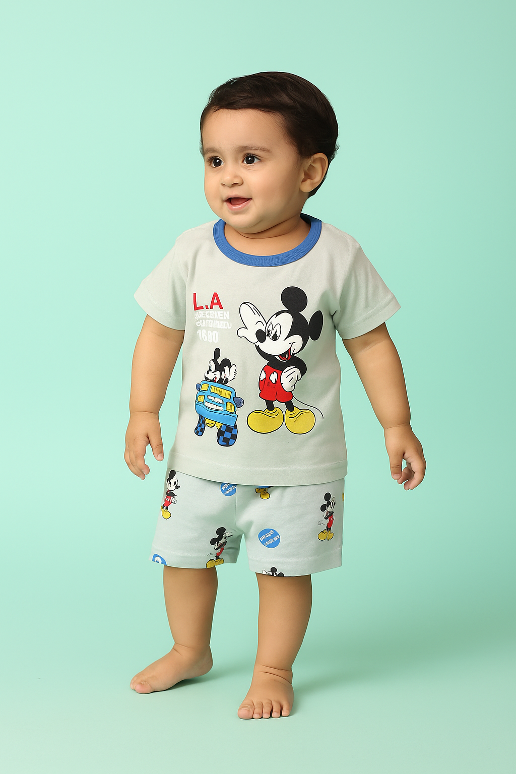 Disney Summer Short + Shirt Set
