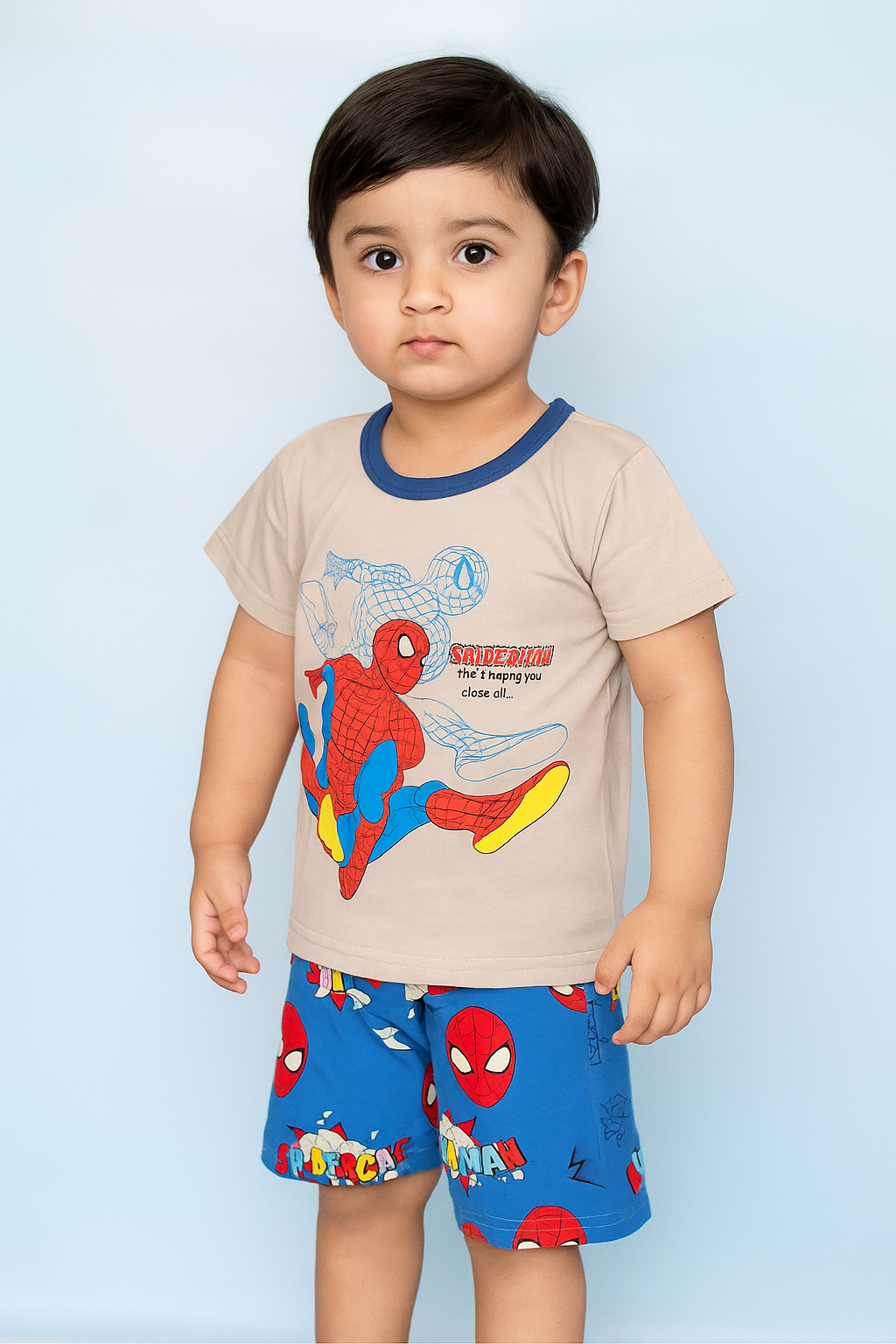 Spiderman Summer Short + Shirt Set
