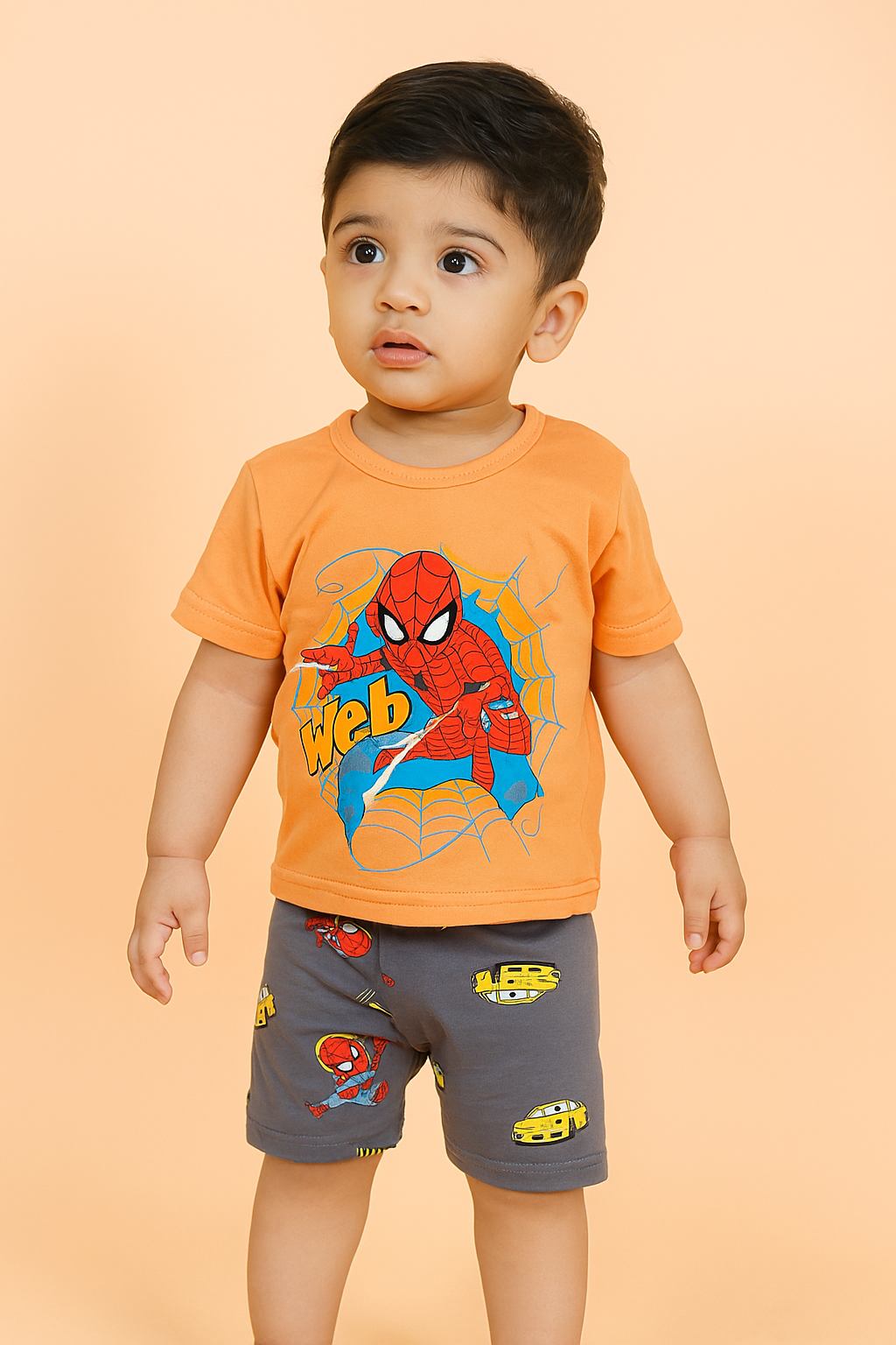 SpiderMan Summer Short + Shirt Set