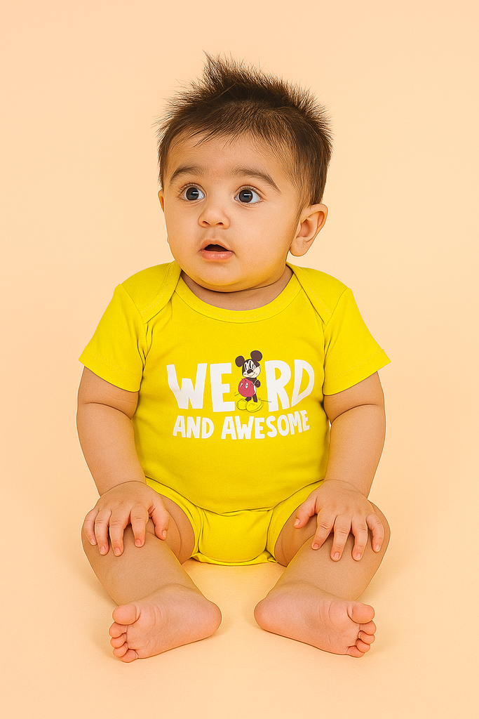 Weird and Aweseome Romper 0-9M