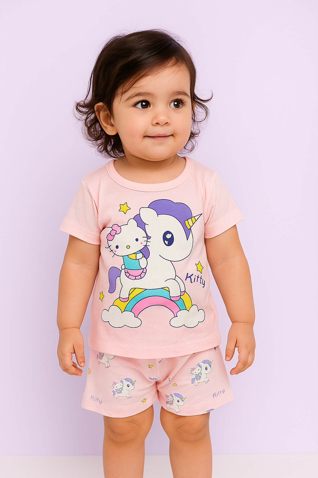 Unicorn Summer Short + Shirt Set