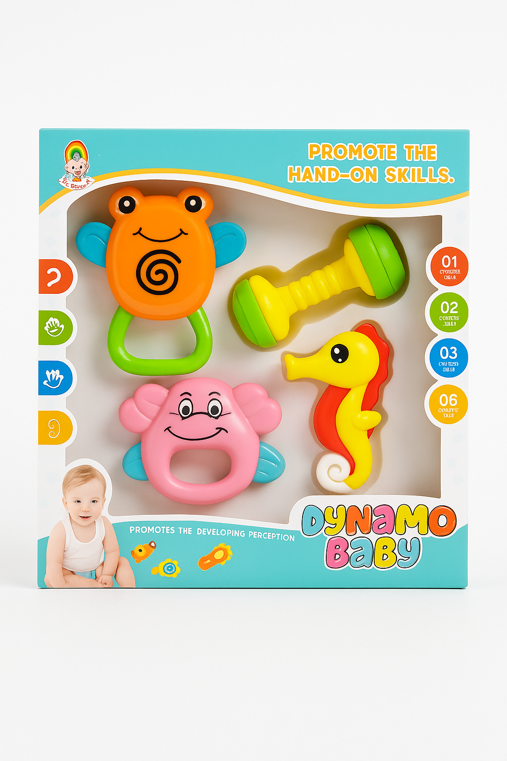 BT46-Sea Animals Baby Rattles