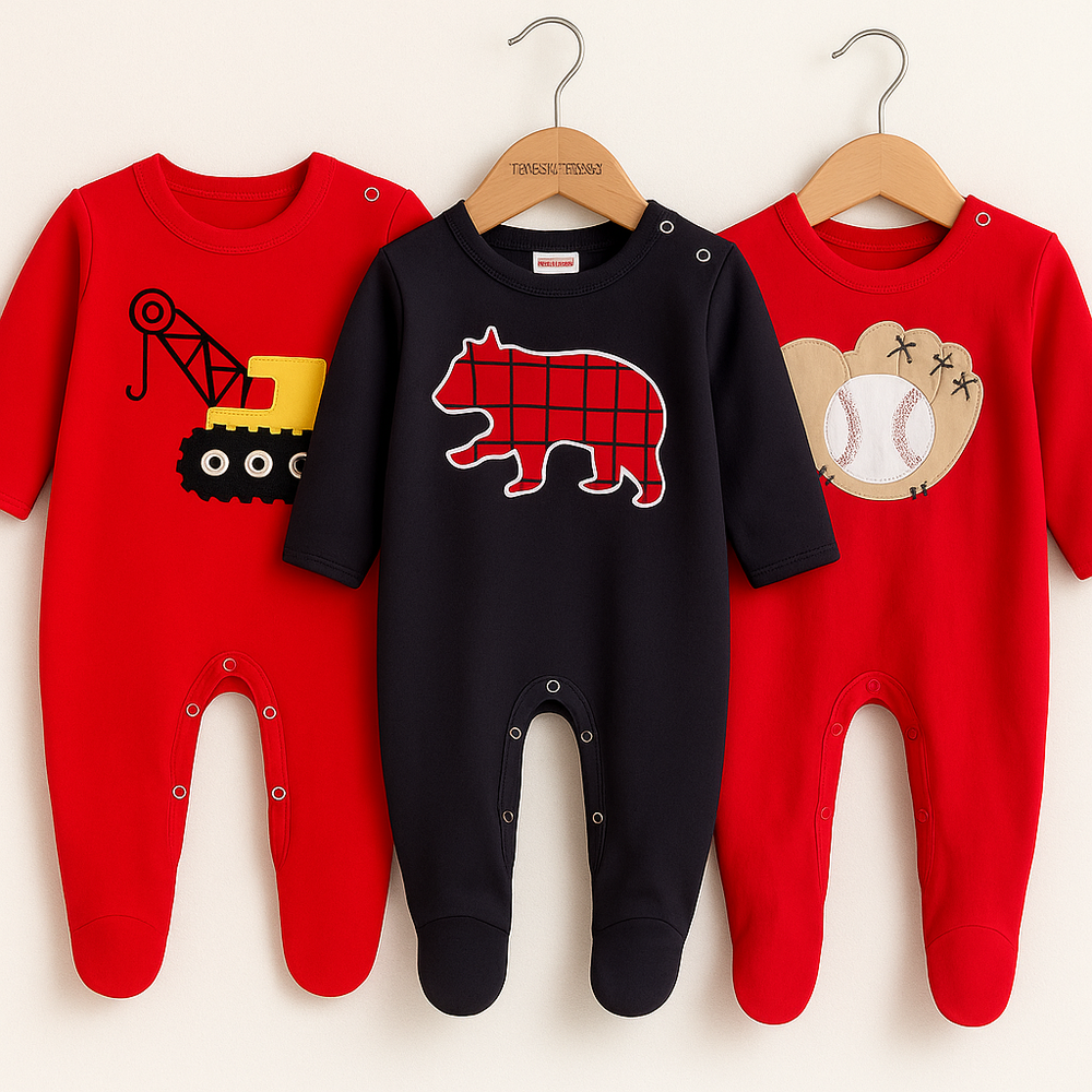 Cozy Winter Rompers (0-36M)