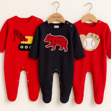 Cozy Winter Rompers (0-36M)