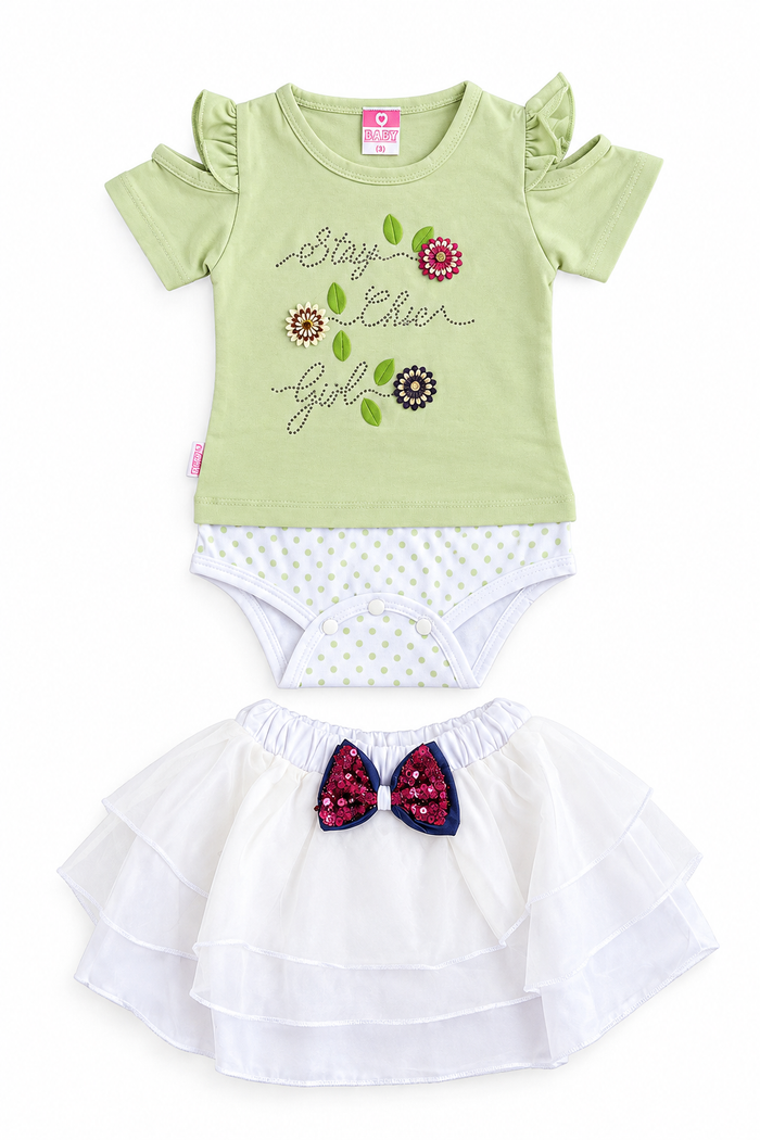 Baby Girl Dress - Green