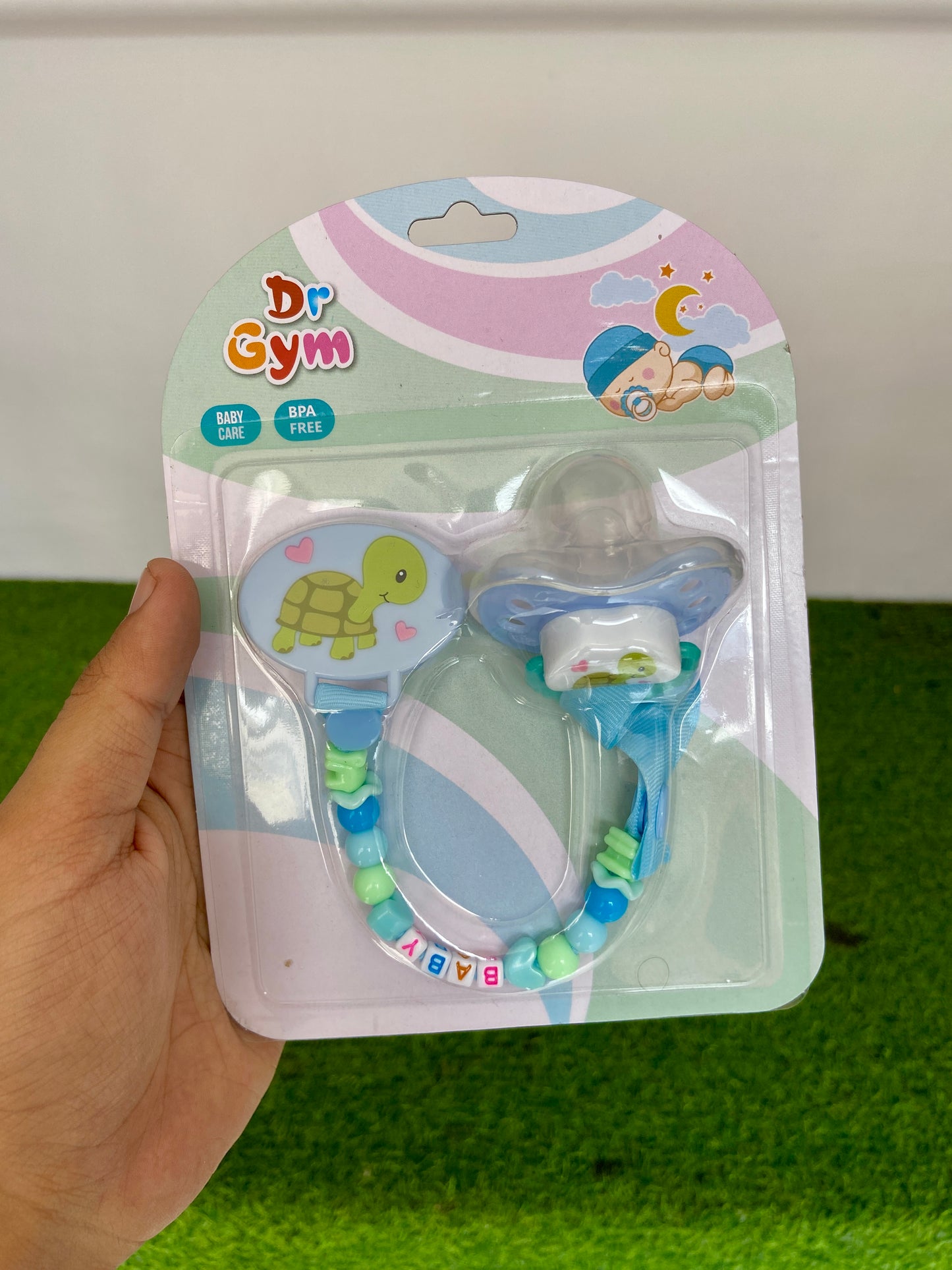 FE195-baby pacifier with clip