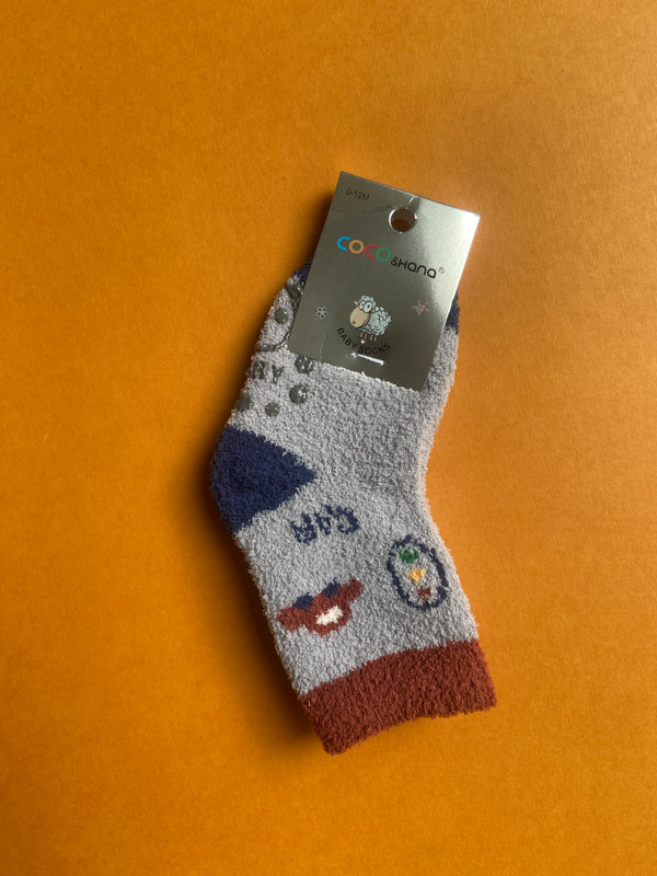 SH550-Winter Baby Socks - 6-24M