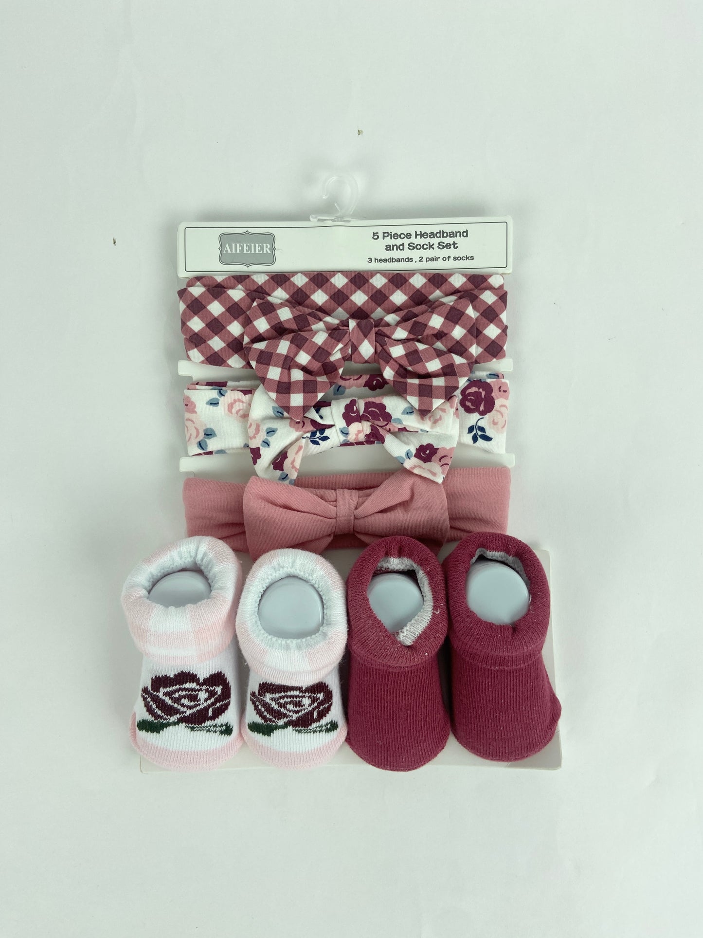 GP60-5 Piece headband and Socks Set - (0-6M)