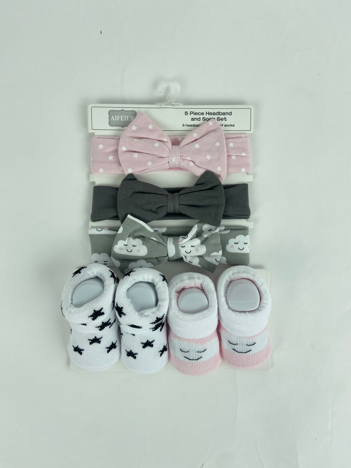 GP60-5 Piece headband and Socks Set - (0-6M)