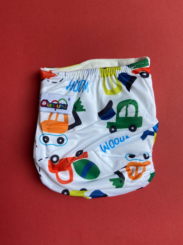 Printed Reuseable Diapers With Linner