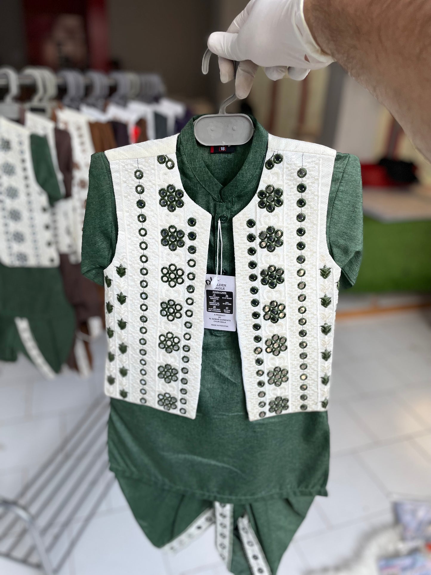 SK43- Kurta Dhoti Waistcoat