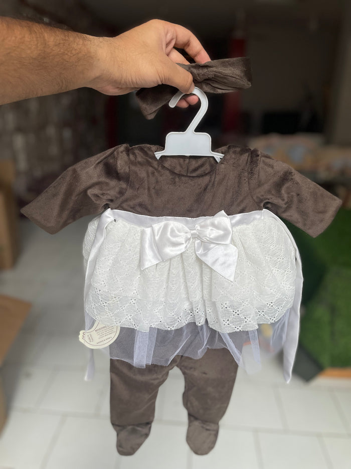 RL012-Winter Dress (0-8M)