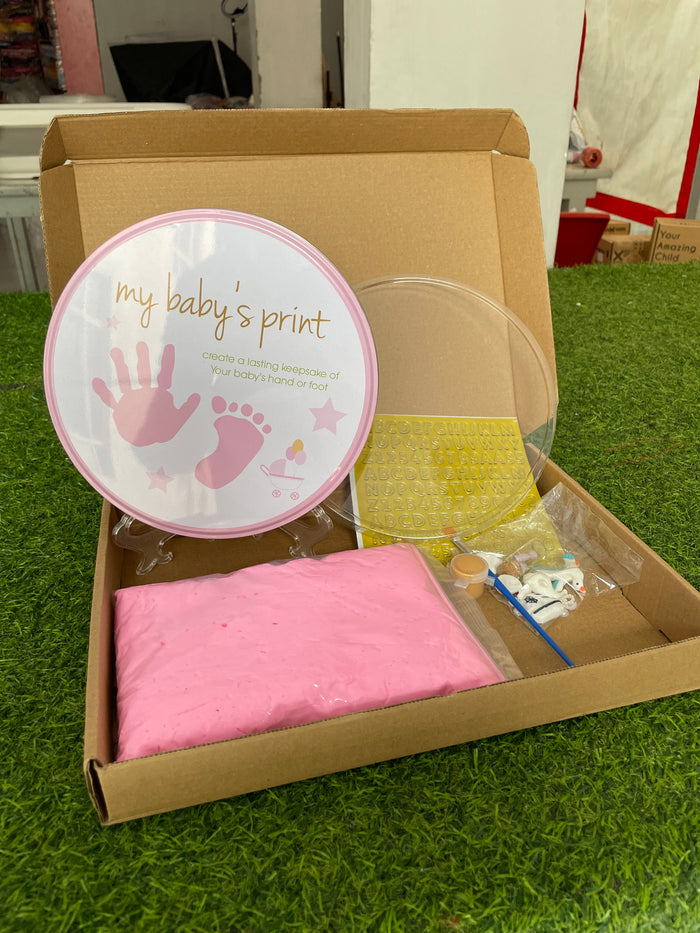 Baby Memory Keepsake Frame Kit - Pink