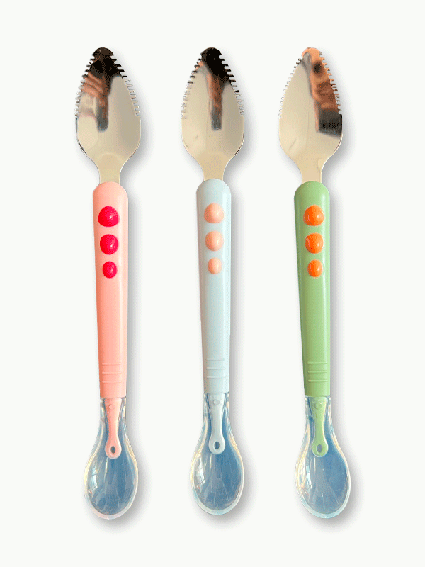 Scrapping Spoon Double Sided - Sky Blue