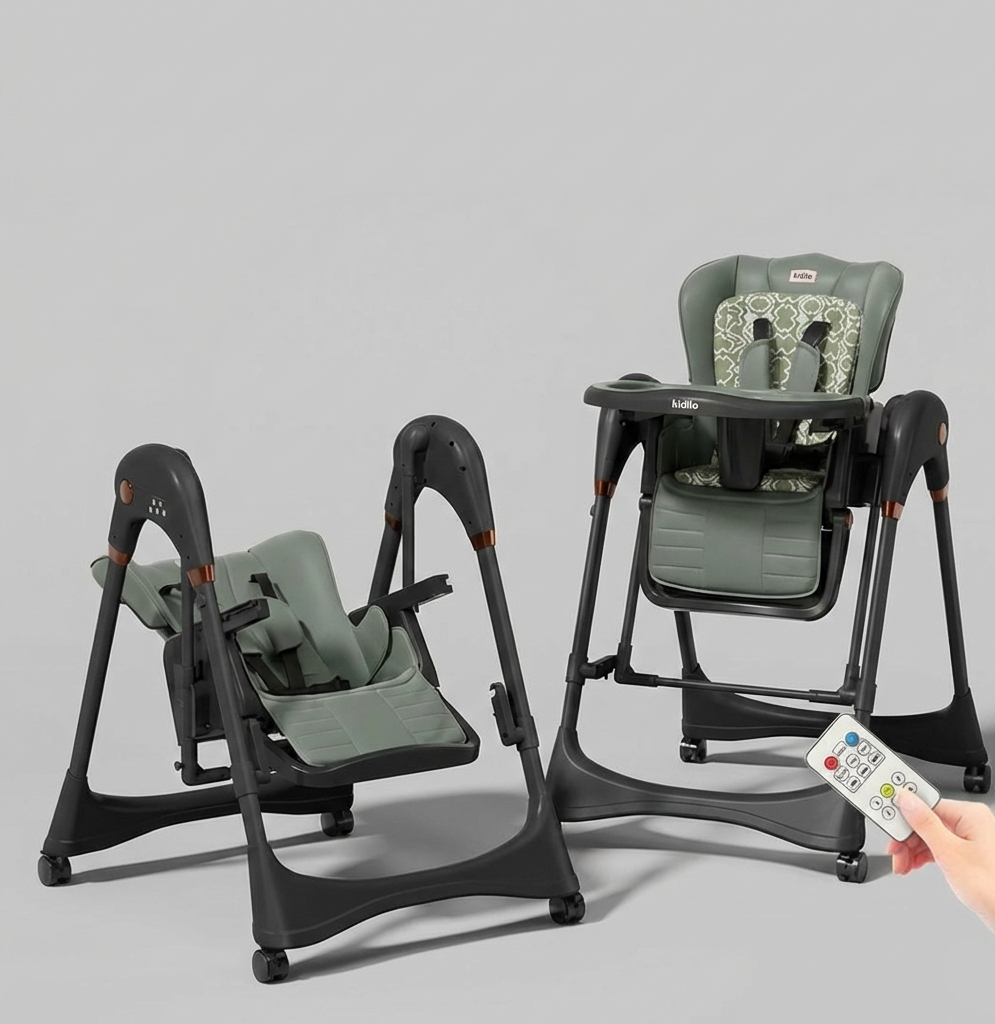 Kidilo Electric Highchair + Swing - 8200