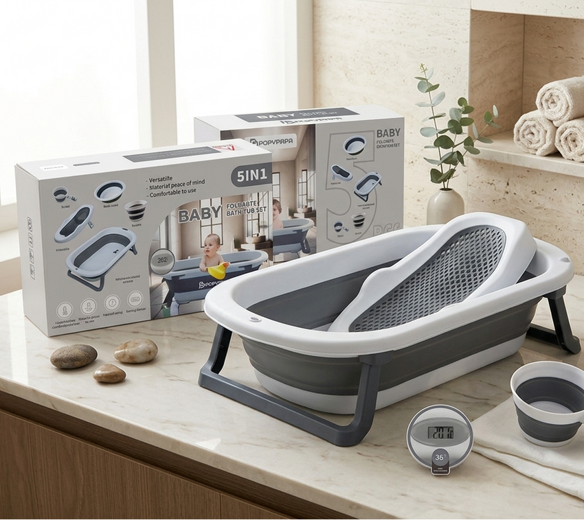 Imported 5-in-1 Foldable Bath Set - CB95