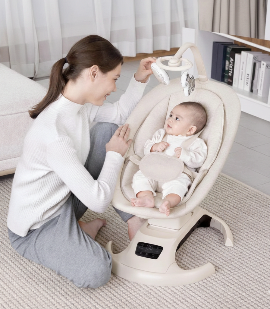 Mastela LullaBy Orbit Baby Cradle - 0917