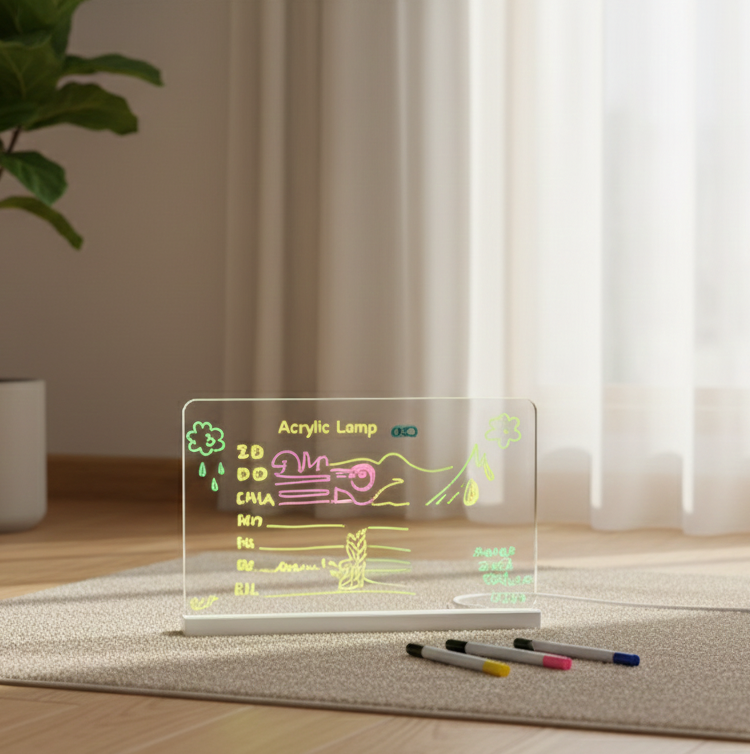 DIY Hand Written Graffiti notes Acrylic luminescent lamp - FF-3612B